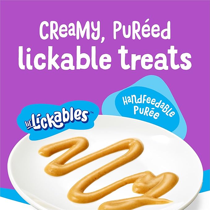 Purina Friskies Lil’ Lickables with Tuna Lickable Cat Treats - 16 oz (Pack of 32)