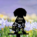 Personalized Dog Memorial Stake, Dog Grave Marker, in Memorial of Dog, Dog Loss Gift, Dog Name Sign Pet Sympathy Gift