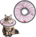 Agape Comfortable Cat Cone, Lightweight Cat Cone Collar Soft, Recovery Collar for Cats After Surgery to Stop Licking & Scratching, Protective E Collar for Small, Medium, and Large Cats for Wound Care