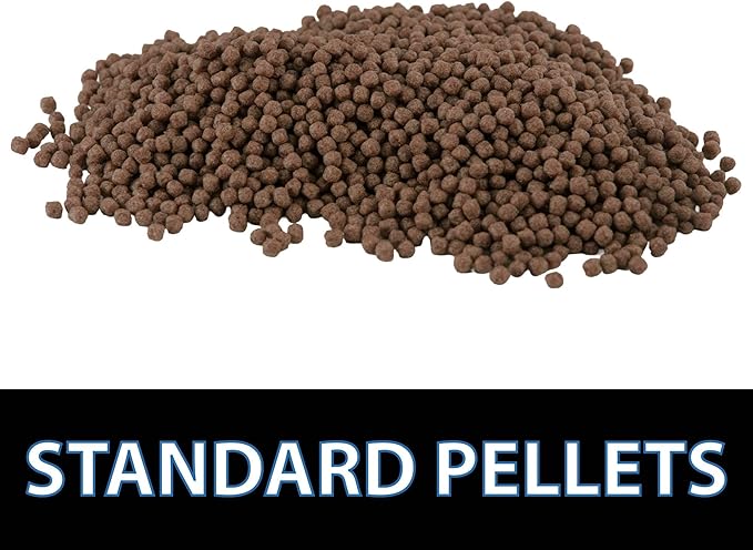 CrystalClear Platinum Fish Food, Premium Floating Pellets for Koi & Goldfish – Boost Growth, Color, and Wellness in Backyard Ponds & Water Gardens, 3mm Pellets, 17.6 Pounds