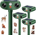 2026 Upgraded Solar Ultrasonic Animal Repellent Outdoor Deer Cat Repellent with Motion Sensor Flash Light,IP65 Waterproof Repeller Keep Rodent Squirrel (4)