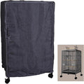 xixi-home Bird Cage Good Night Cover Sunshade Cold and Soundproof Windproof Dustproof Waterproof Heat Insulation Splashproof Foldable Zipper Washable Thickened Ventilation Cage (46 * 46 * 70cm)