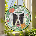 Custom Dog Portrait Stained Glass Catcher, Pet Memorial Stained Glass Photo Catcher, Staineds Glass Dog Memorial, Loss of Dogs Sympathy Gift Personalized, Pet Loss Gifts /9