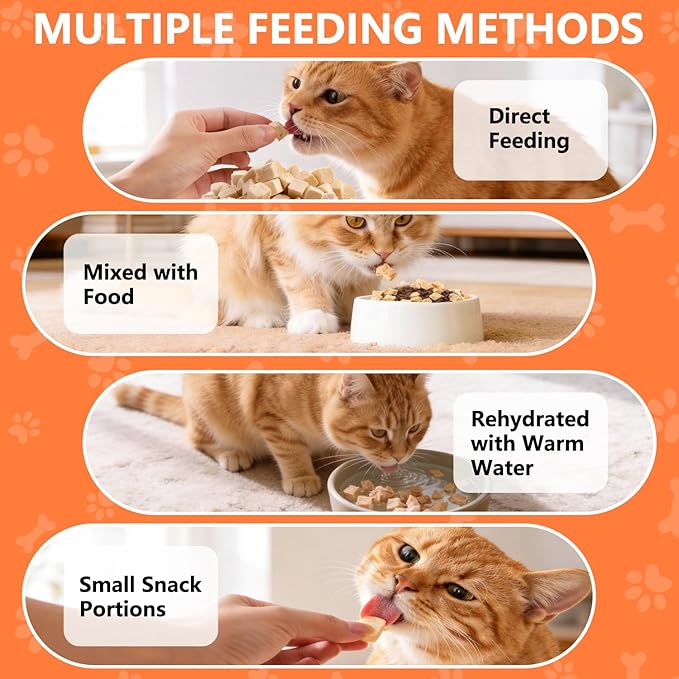 180g Pet Chicken Freeze-Dried Treats, Cat Snacks, 100% Natural High-Protein, Suitable for Both Cats and Dogs
