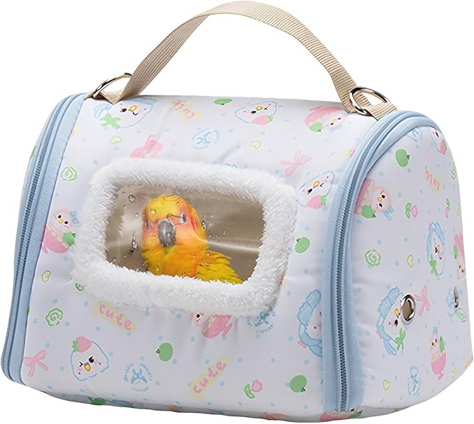 Genérico Bird Carrier | with Window Portable Parrot Carrier Bag | Carrier for Wild Birds, for Parrots, Parakeets and Canaries in Hiking and Camping
