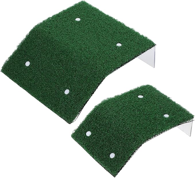 HANABASS 2pcs Pet Pool Escape Ramp Floating Ladder Platform Suction Cups for Small Animals Reptiles Turtles Outdoor Pool Safety