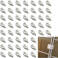 100 Pcs Detachable Pet Cage Door Clip, Wire Cage Clips， Crate Door Buckles for Small Pet Cage Birds, Rabbits and Hamsters