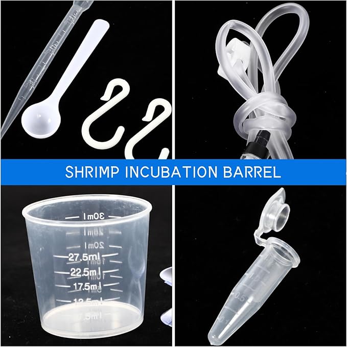 FRCOLOR 2 Sets Incubator Artemia Shrimp Brine Shrimp Hatchery Breeding Tanks for Fish Vessel Tools Artemia Eggs Hatchery Fish Fish Tank Aquarium Plastic Eggs