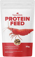 NatureHolic Proteinfeed, Shrimp Food, Protein Food, Made in Germany, Free from Fish Meal & Low-Quality Animal Meals, for Enhanced Shrimp Breeding & Growth