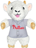 MLBPA Bryce Harper Goat Plush Toy for Dogs and Cats with Squeaker, Wearing a Team Player Jersey! MLB Philadelphia Phillies Fun & Sporty Goat Shaped Dog Chew Toy, Interactive Pet Toy