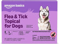 Amazon Basics Preventative Flea and Tick Topical Treatment for Dogs, Large (45-88 lbs), Fast Acting and Long Lasting, 6 Counts, Packaging May Vary