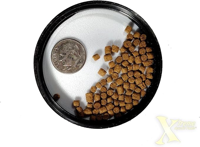 Xtreme Big Fella 3.0mm Pellets: Professional Nutrition for Medium to Large Cichlid/Community Fish - Boost Immune & Digestive Health, Color & Energy, Max Protein Fish Food – USA Farm Grown (35oz)