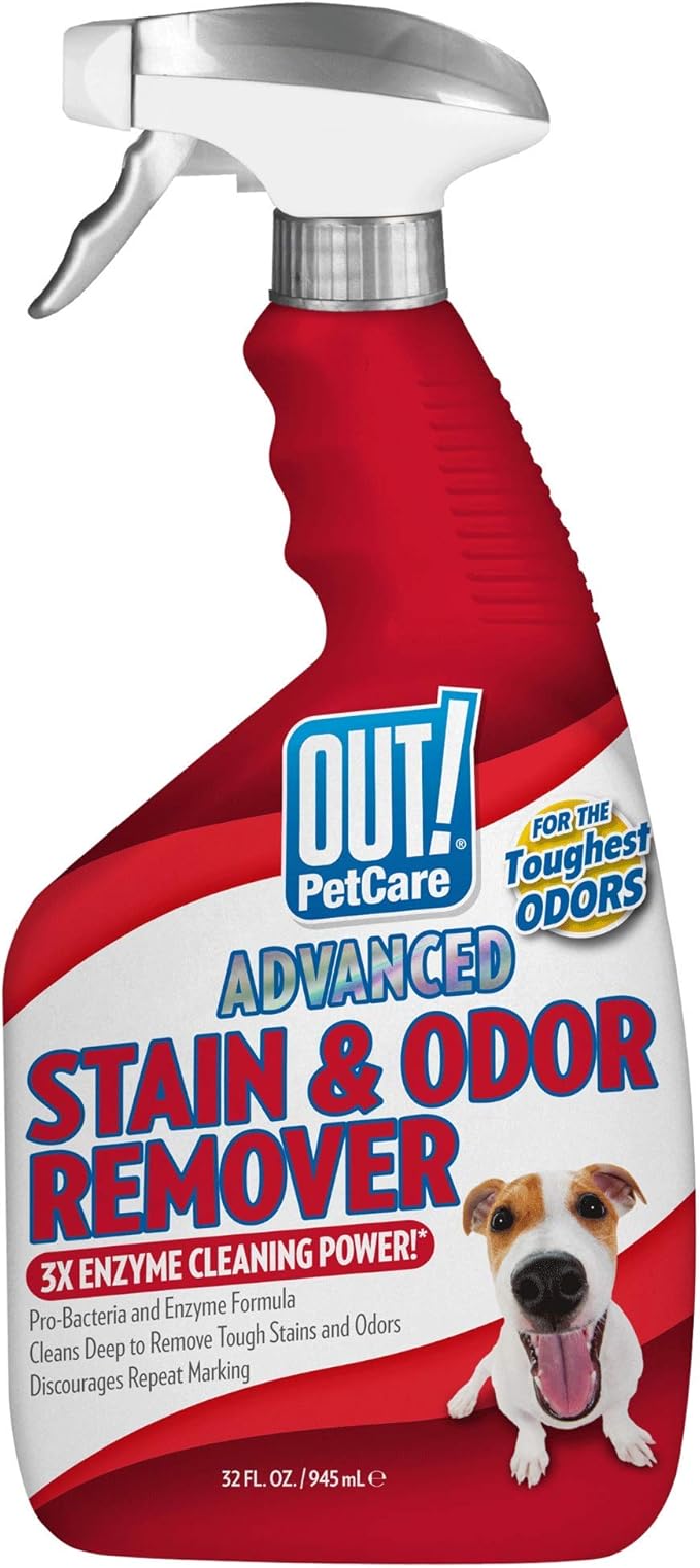 OUT! Advanced Stain and Odor Remover - Pet Stain and Odor Remover - 32 Ounces