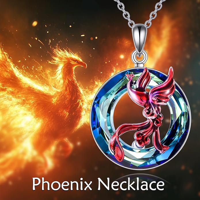 KZX Cat/Dog/Phoenix/Eagle/Whale/Shark/Puffin/Starfish/Chicken/Butterfly/Owl/Bee/Frog/Seahorse Necklace Sterling Silver Animal Pendant Jewelry Gift for Women