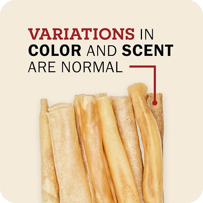 Redbarn Pet Products Natural Small Collagen Sticks for Dogs - Long Lasting Alternative to Traditional Rawhide & Bully - Supports Joint, Skin, & Coat Health - Case of 25