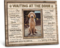 Dog Memorial Wooden Frame - Pet Photo Frame 8''x10'' with Meaningful Quote, in Loving Memory of Pup - Dog Loss Bereavement Keepsake, Wall Hanging, Table Decor - Sympathy Gifts for Pet Lover