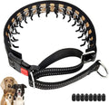 Mayerzon Martingale Collar for Dogs, No Pull Dog Collar with Reflective Strip for Small Medium Large Dogs, Anti Pulling Dog Collar with Buckle for Walking Training, Safe for Night Walk(Black, M)