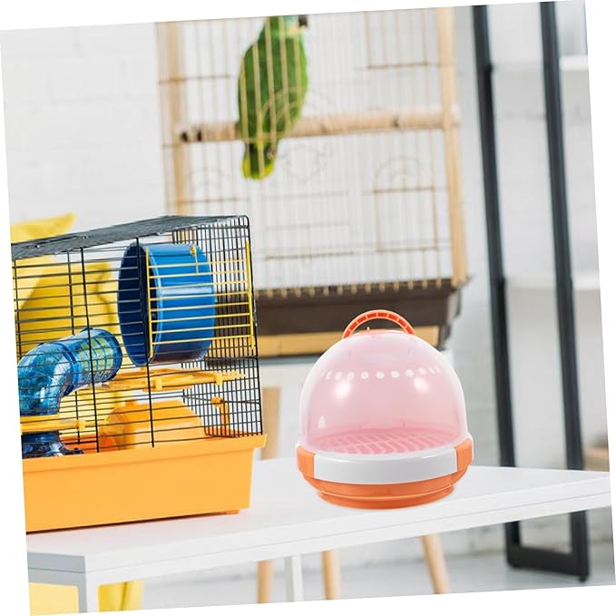 Portable Bird Carrier Travel Cage Handle Pet Carrier for Parrots and Birds Breathable and Design for Travel Hiking and Camping