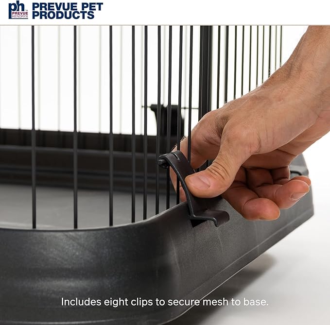 Prevue Pet Products Deluxe Cat Home With 3 Levels, Black , 39 LBS