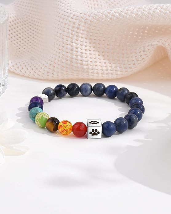 Dog Memorial Gifts for Loss of Dog, Pet Memorial Gift for Dogs, Bracelet for Women Men Who Loss of Beloved Dogs Cat Furry Friend