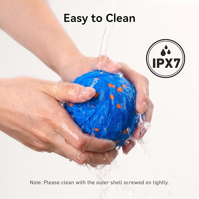 Cheerble Smart Interactive Dog Toy, Wicked Ball AIR, Automatic Moving, Bouncing, and Rotating, E-TPU Material, IPX7 Waterproof Rating, Active Rolling Ball for Medium and Large Dogs