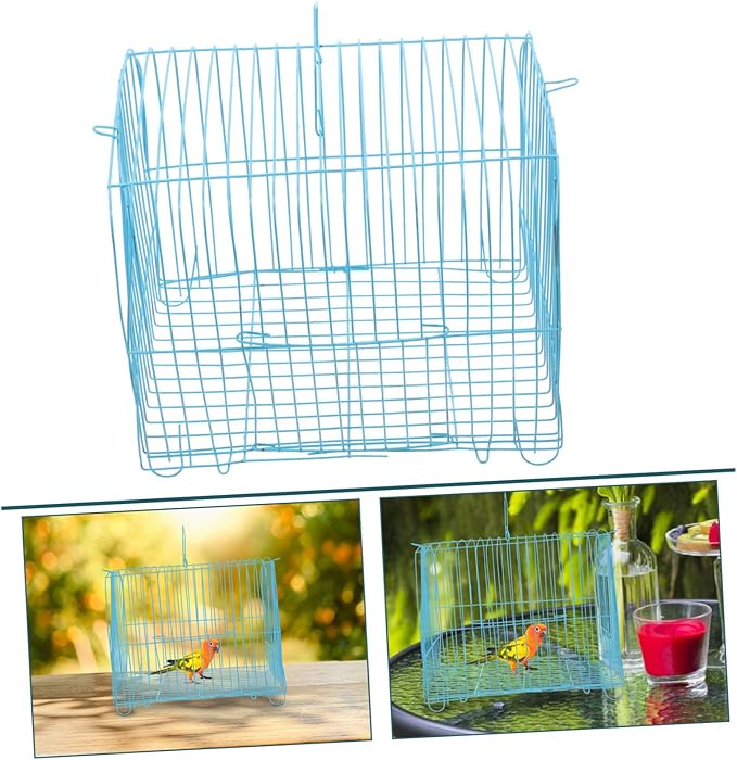TOYANDONA Cage Parakeet Portable Bird Carrier Wire Travel Cage for Birds for Outings and Adventures Stylish Design for Comfortable Travel