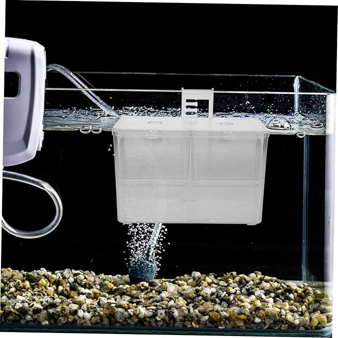 Generic Fish Breeding Box with Hook Mount Incubator and Tank Divider for Aquarium Prevents Fish Easy to Install and Shrimp Hatchery
