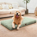 Dog Beds for Extra Large Sized Dog, Orthopedic Pet Bed with Waterproof Lining, Soft Short Plush Surface & Egg Crate Foam, Machine Washable Pet Mat with Removable Cover & Anti Slip Bottom