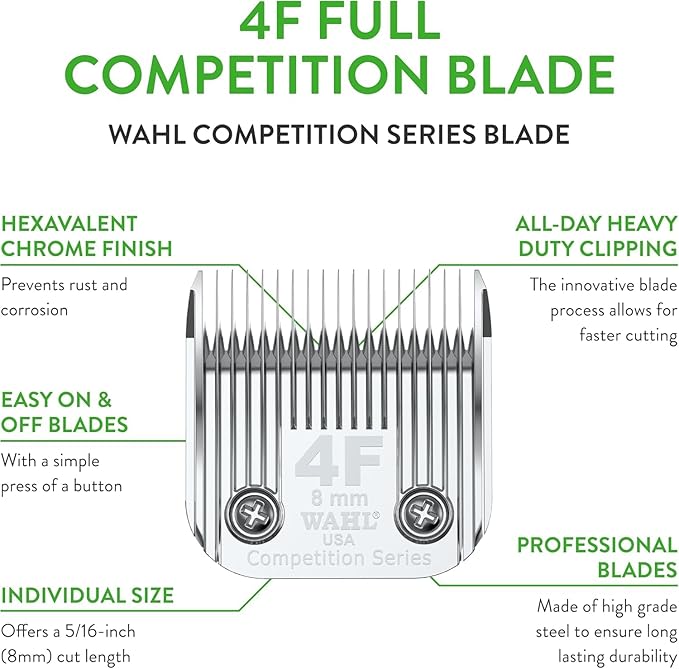 Wahl Professional Animal 4F Full Competition Blade 5/16" 2375-100, Steel