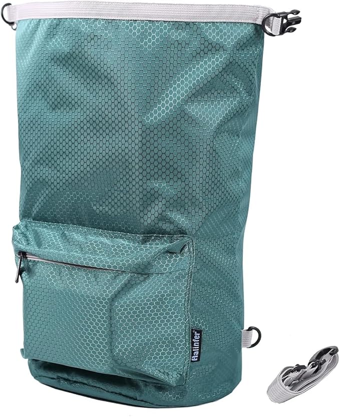 Bird Carrier Backpack, Portable Pet Travel Cage, Transport Bag for Parrots, Small Birds (Green, DFS)