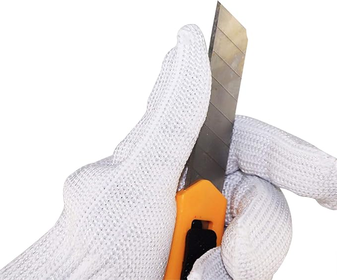 alfyng Bird Training Anti-Bite Parrot Chewing Protective Gloves, Small Animal Handling Gloves for Parrotlets Cockatiels Finch Macaw (1 Pair White)