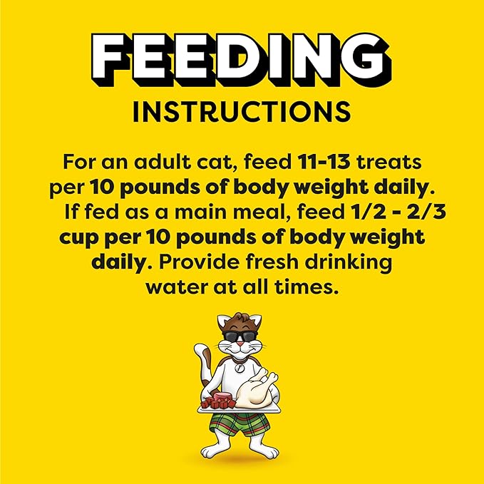 Temptations Cat Treats MixUps Backyard Cookout Flavor Crunchy, Soft Cat Treats, 6.3 oz. Pouch (Pack of 10)