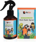 Bird Bath Spray for Parrots & All Birds – Helps Soothe Dry, Itchy Skin & Support Healthy Feathers – Herbal Eucalyptus & Thyme Formula, No Essential Oils – 8 Fl Oz Bird Mist