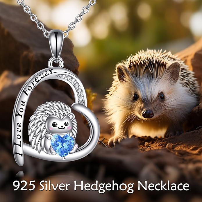 KZX Cat/Dog/Phoenix/Eagle/Whale/Shark/Puffin/Starfish/Chicken/Butterfly/Owl/Bee/Frog/Seahorse Necklace Sterling Silver Animal Pendant Jewelry Gift for Women