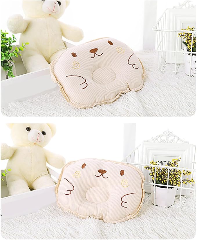 Pet Sleeping Pillow, Soft Cotton Core Breathable Cushion for Small Dogs and Cats, Cute Pattern Machine Washable Pet Bed