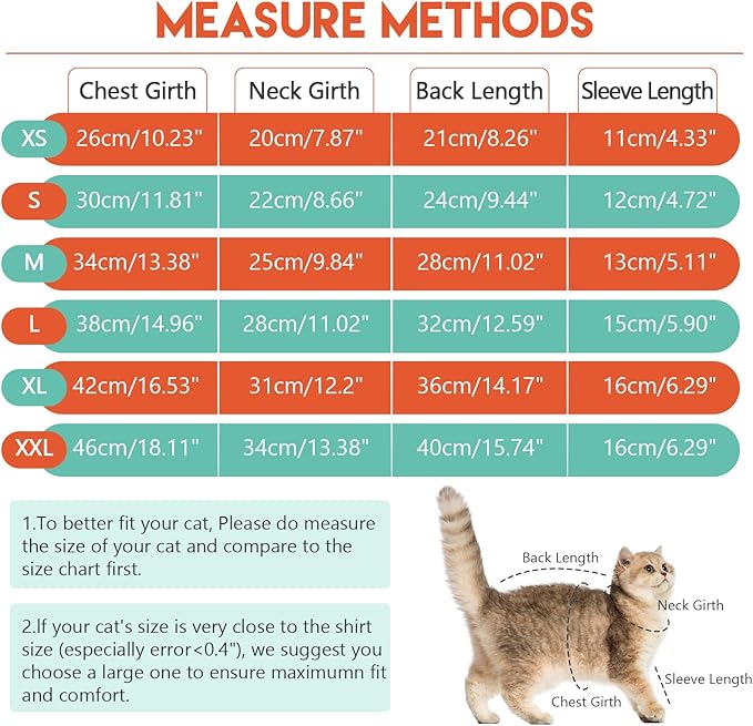 Sticky Cat Clothes Stretchy, Sphynx Hairless Sweater & Pajamas for Cats only, Soft Cat Onesie for Cats After Surgery Female Male & Hair Loss Prevention, Orange 2XL