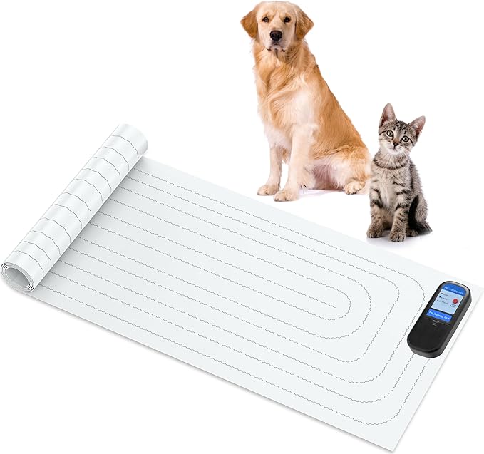 cat and Dog Feces pad -3 Modes, pet Training pad, Shock-Absorbing pad, can Keep Pets Away from Furniture, countertops, and Sofas - Indoor Animal Deterrent pad (30x16)