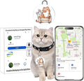 Cat GPS Tracker-Cat Tracker Collar-GPS Tracker for Cats-Pet Tracker| Android and iOS Universal | No Monthly Fee | Waterproof | Works with Any Collar