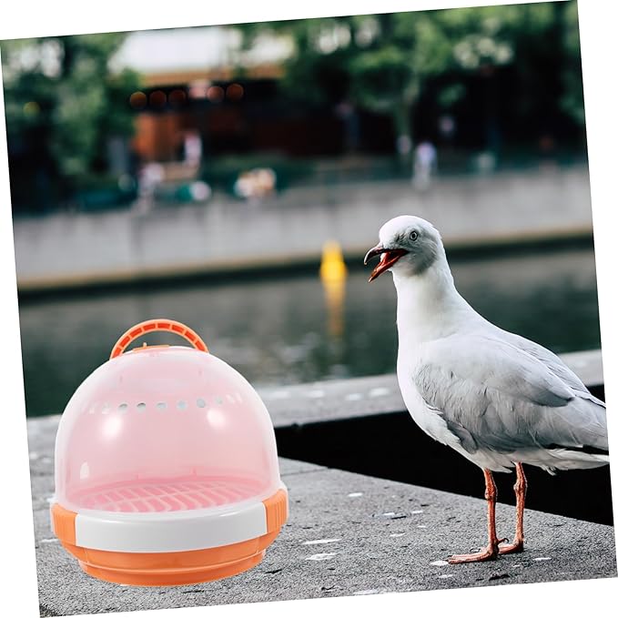 POPETPOP Bird Carrier Travel Cage Portable Pet Bird Cage for Travel with Breathable Design Lightweight and Compact Parrot Carrying Cage for Budgies Cockatiels and Birds
