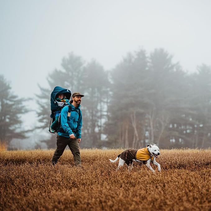 Ruffwear, Sun Shower Dog Raincoat, All-Weather Jacket, Waterproof, Windproof & Lightweight, Earth Brown, Medium