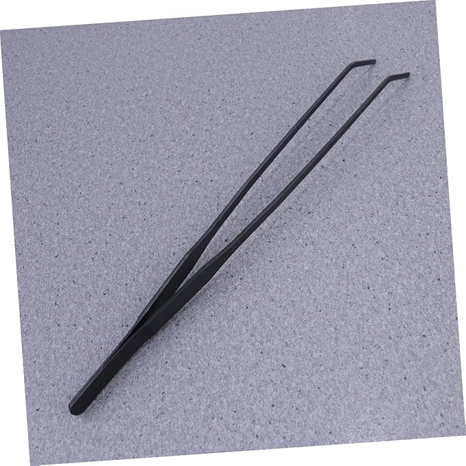 Didiseaon 4pcs Stainless Steel Aquatic Plant Tweezers Curved and Straight Tongs for Fish Tanks for Aquascaping
