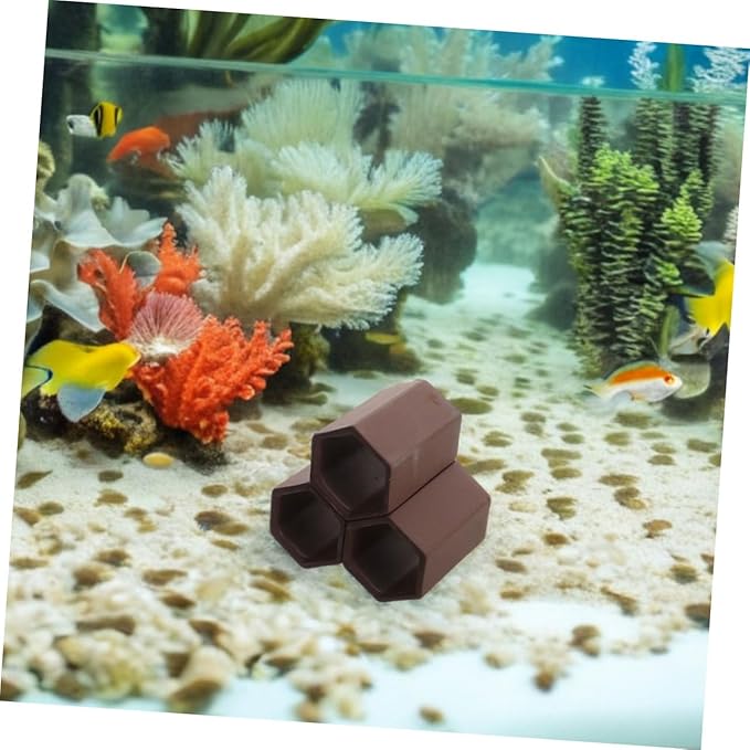 Milisten 2pcs Durable Ceramic Breeding Shelter for Aquarium Fish Tank Versatile Hiding Spots for Freshwater Shrimp Habitat and Spawning Decor