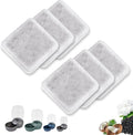 Pet Water Fountain Charcoal Replacement Filters Compatible with Petmate Replendish Mason Gravity Waterers, Automatic Cat Dog Water Bowl Dispenser Filters Replacement(6 Pack)
