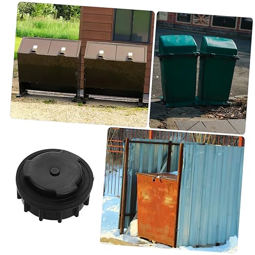 Outdoor Trash Can Drain Plug Leakproof Litter Trash Can Stopper Inserts for Waste Management