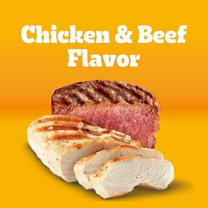 Pedigree Twisty Chews Medium/Large Long-Lasting Dog Treats Chicken & Beef Flavor, 9.17 oz. Pouch, 16 Count