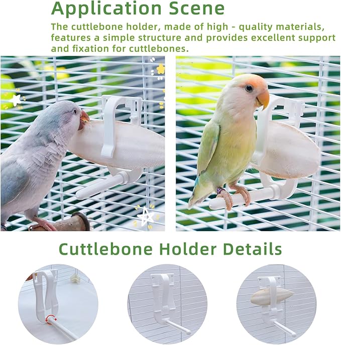 4.3"-4.7" Cuttlebone for Birds,Natural Cuttlefish Bone for Parakeets, Cuddle Bones for Sharp Beak, Premium Bird Calcium Stone for Parrots Budgie Cockatiel,12 Pcs