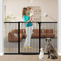 40.5" Tall Baby Gate 65.7-68.5" Wide No Drilling Tall Pet Gate Cat Gate Extra Wide Baby Gate Safety,Extra Narrow Auto-Close for Indoor Stairs, Doorways, and Kitchen