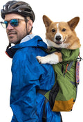 K9 Sport Sack Urban 3 - Medium, Leafy - Ideal for Dogs with 17-19” Back Length - Dual-Use, Backpack-Style Carrier + Everyday Pack