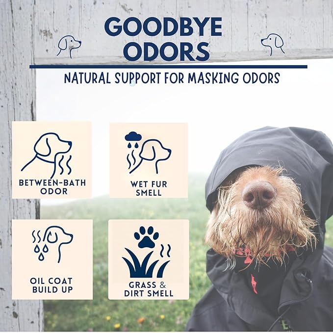 Dog Deodorizing Cologne Spray16 oz Odor Eliminator, Fresh Scent, Pet Safe Ingredients Dog & Cat Perfume, Long-Lasting Between Baths, No Parabens or Alcohol, Sensitive Skin Safe, Made in USA