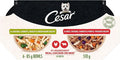 Cesar Wholesome Bowls Adult Wet Dog Food, Chicken, Carrots, Barley & Green Beans Recipe and Beef, Chicken, Purple Potatoes & Carrots Recipe Variety Pack, Wet Food for Dogs, 3 oz., 6 Count